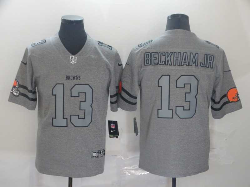 Nike Browns 13 Odell Beckham Jr. 2019 Gray Gridiron Gray Vapor Untouchable Limited Jersey,We sell and wholesale Nike Browns 13 Odell Beckham Jr. 2019 Gray Gridiron Gray Vapor Untouchable Limited Jersey on line form chian!